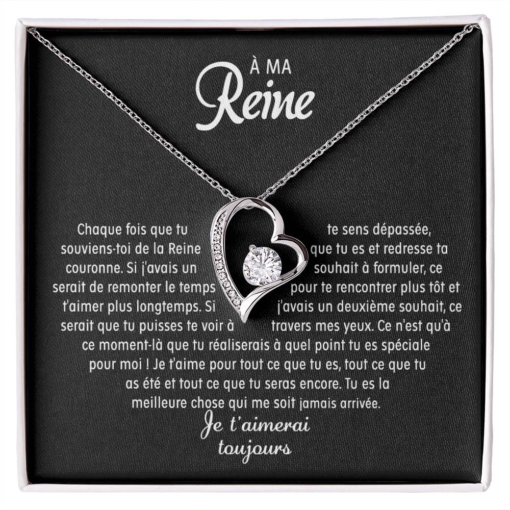 Ă Ma Reine â Collier CĆur Dâamour