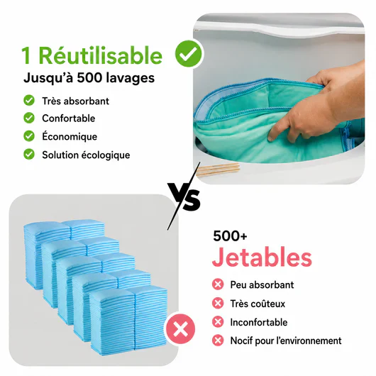 Alèse imperméable lavable - Image 8
