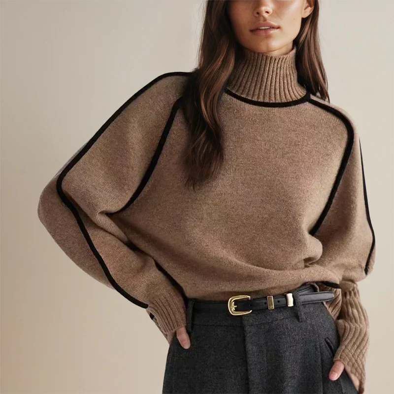 Amandine⹠| Pull Chic à Col Roulé - Image 6