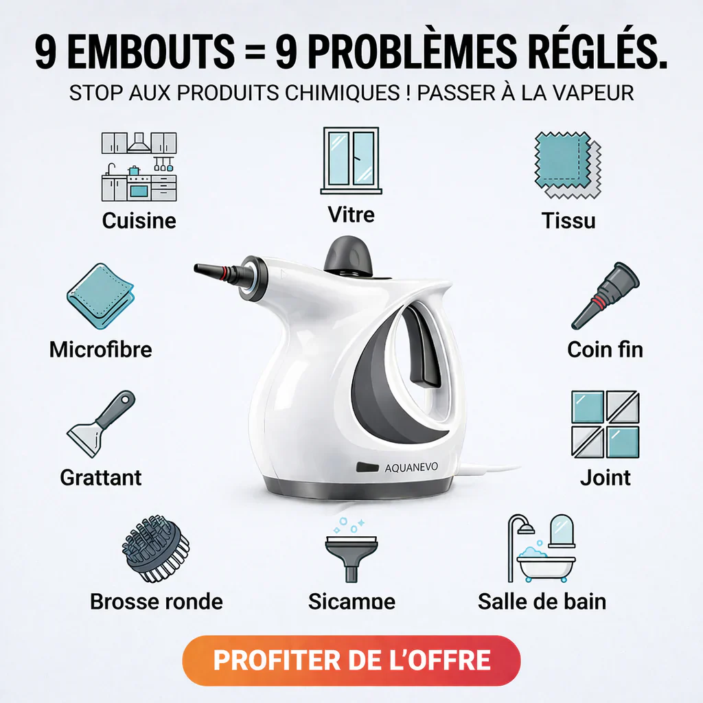 Aquanevo Pro – Nettoyeur sans produits chimiques