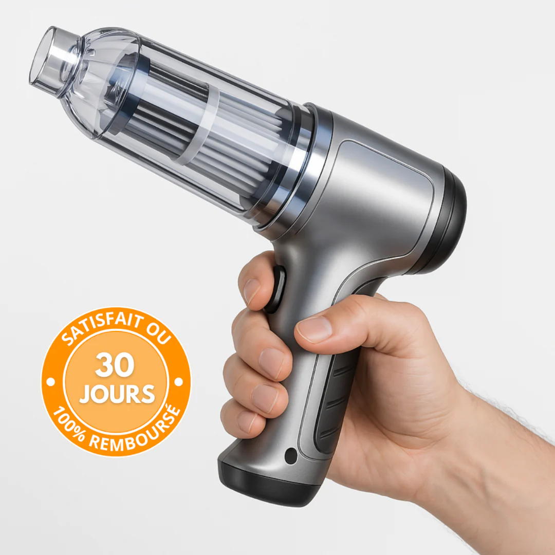 Aspirateur sans fil voiture compact et rechargeable - Image 8