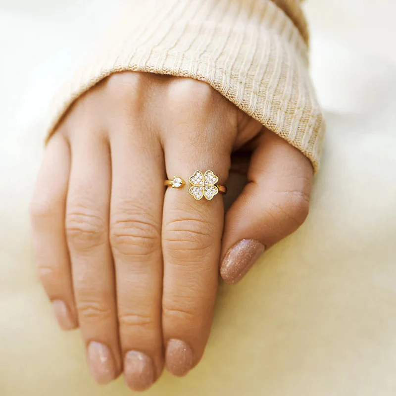 Bague symbolique réglable avec message - Image 3