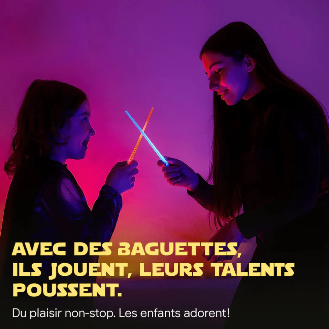 Baguettes LED pour Sushi – Édition Sabres Laser - Image 8