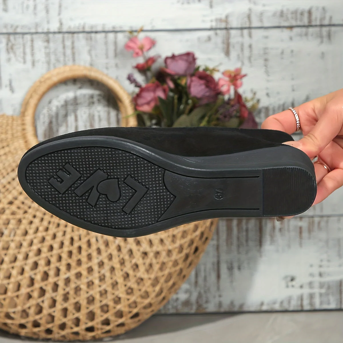 Ballerines confortables à talon compensé - Image 5