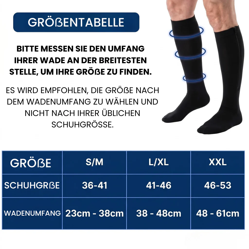 Bas de compression avec fermeture éclair - Image 3