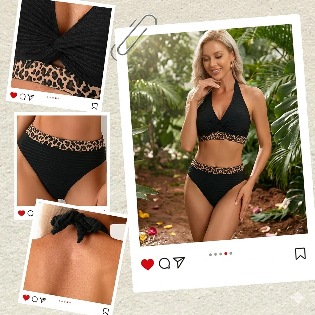 Bikini imprimé léopard - Image 9