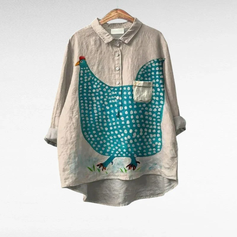 Blouse d'été élégante en lin - Image 5