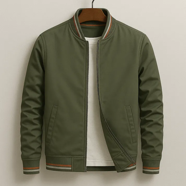Blouson Bomber Ă Rayures - Image 4