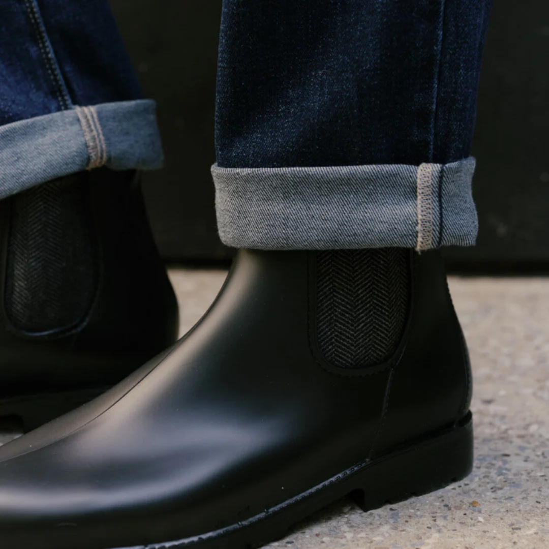Bottes Chelsea noires imperméables - Image 3