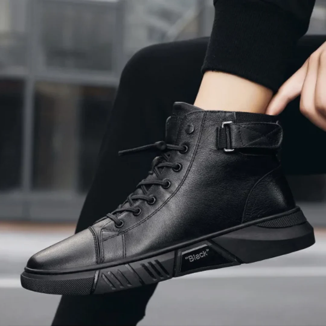 Bottines homme en cuir souple - Image 12