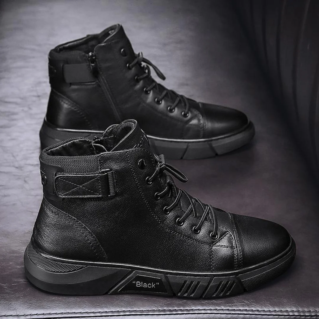 Bottines homme en cuir souple - Image 8