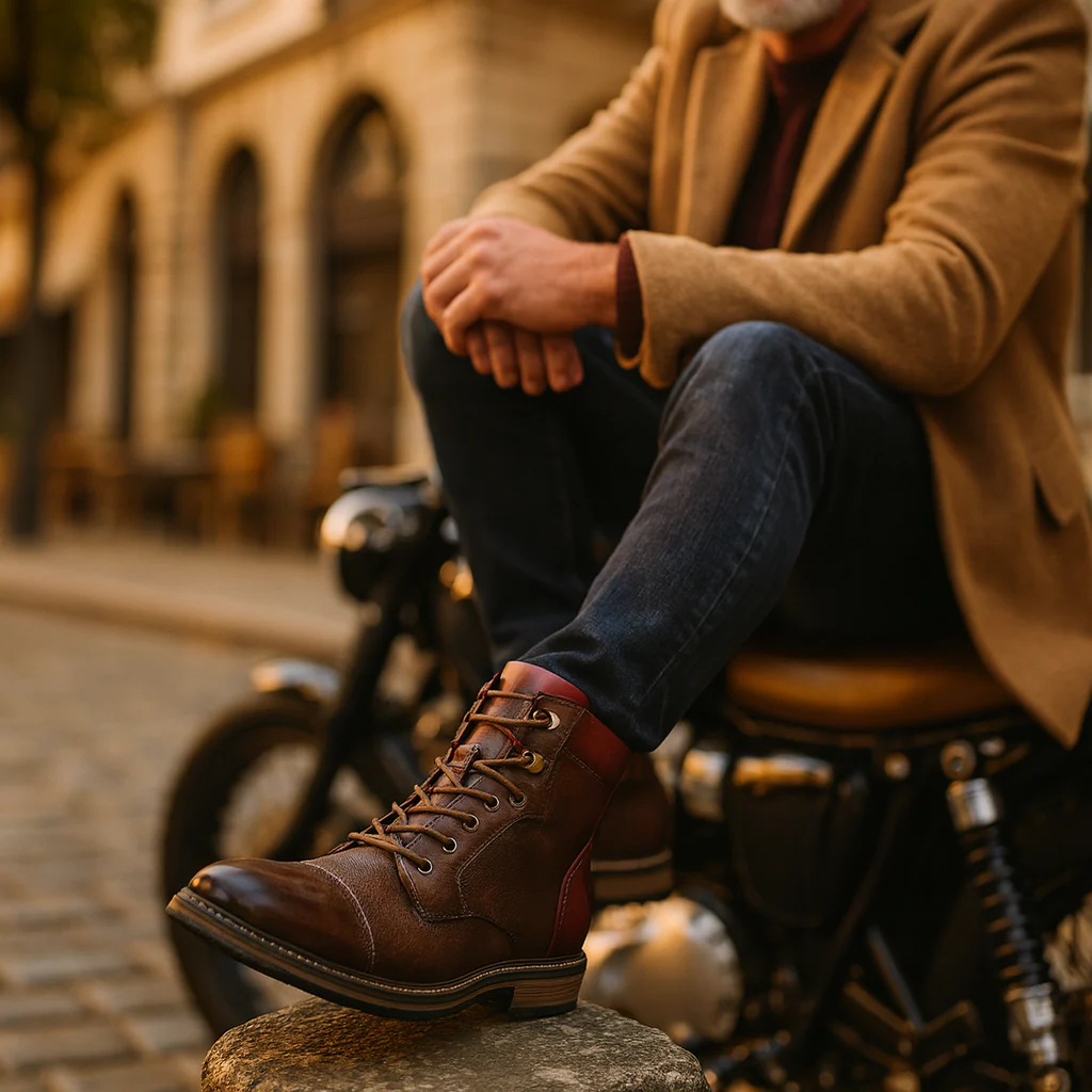 Bottines en cuir homme - Image 6