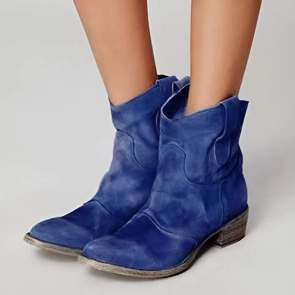 Bottines en daim élégantes et confortables, imperméables - Image 5
