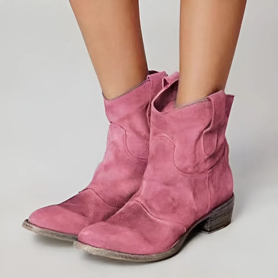 Bottines en daim élégantes et confortables, imperméables - Image 8