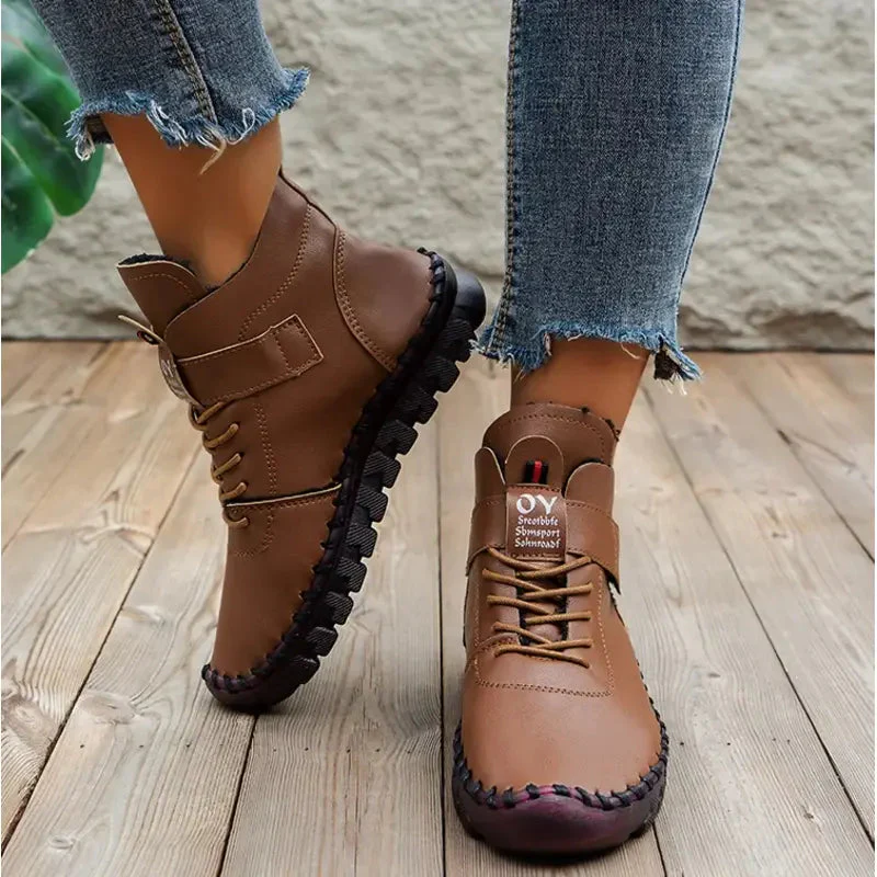 Stiefeletten OY⹠Orthopédiques Hautes et Fourrées