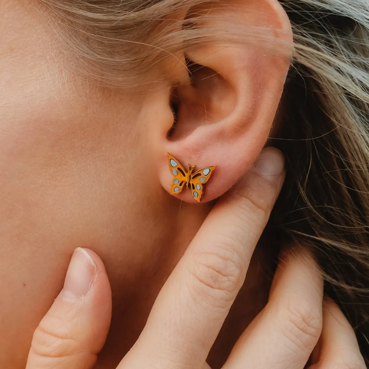 Boucles d’oreilles papillon - Image 6