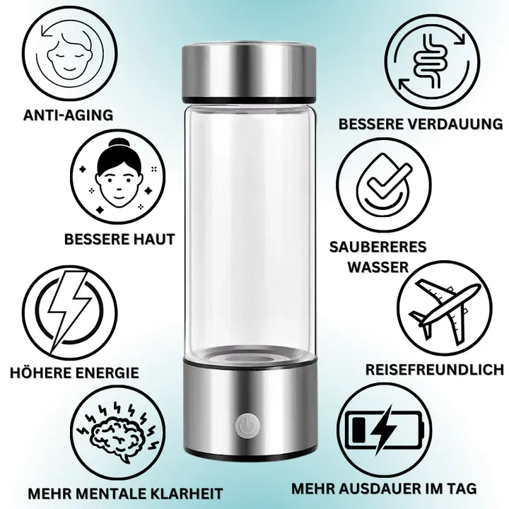 Bouteille d'eau hydrogénée