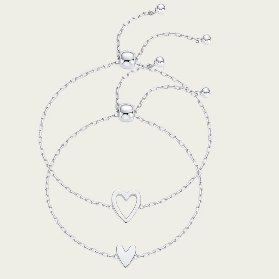 Bracelet à Cœurs Charmants en Plaqué Or - Image 7