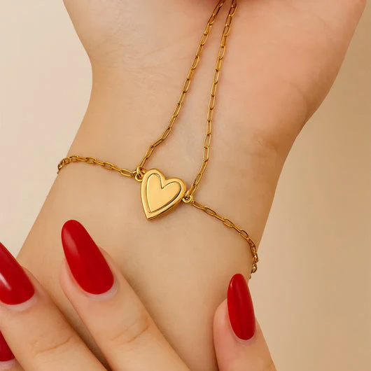 Bracelet Cœur Fin Élégant - Image 6