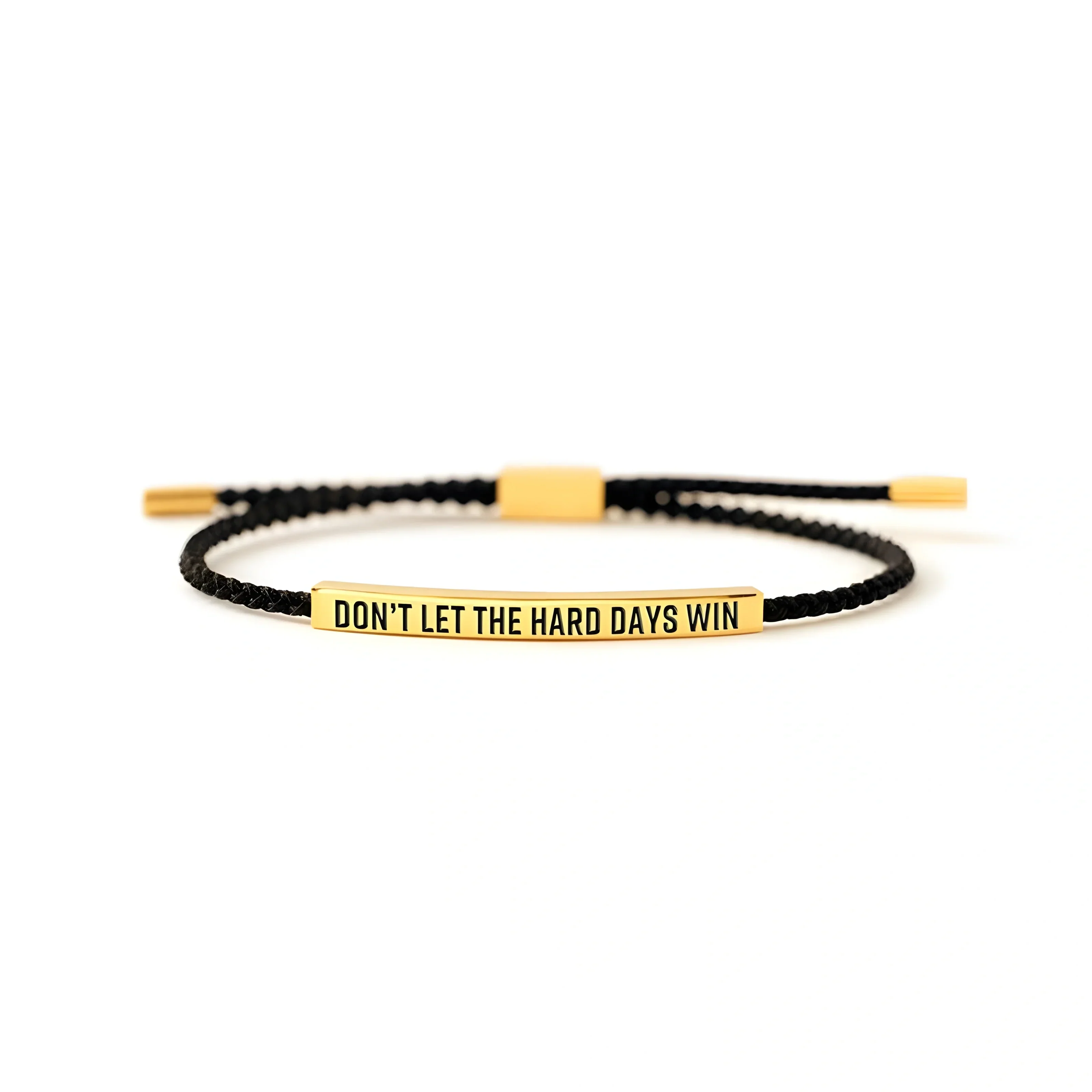 Bracelet de motivation en corde tressée - Image 6