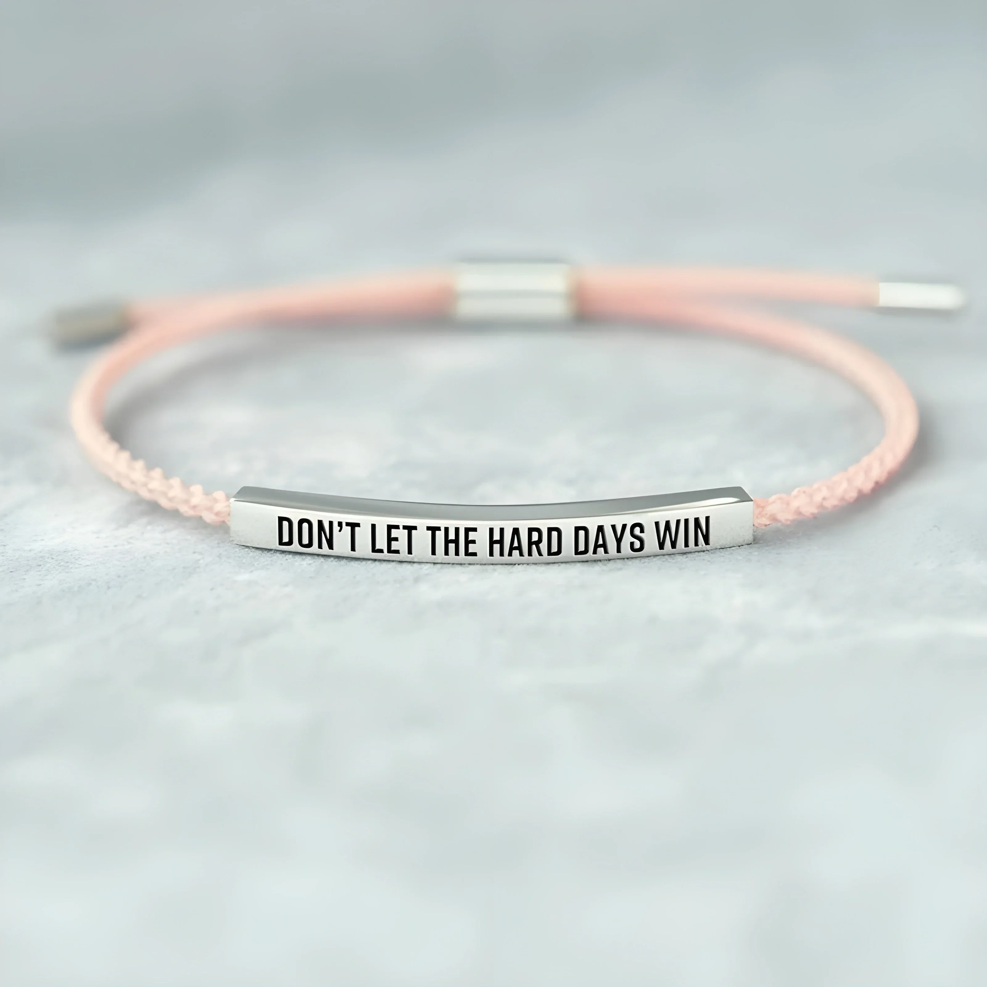 Bracelet de motivation en corde tressée - Image 7