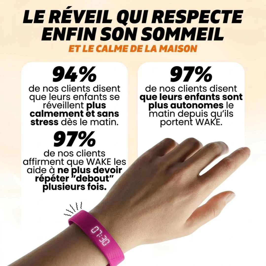 Bracelet réveil vibrant enfant - Image 6