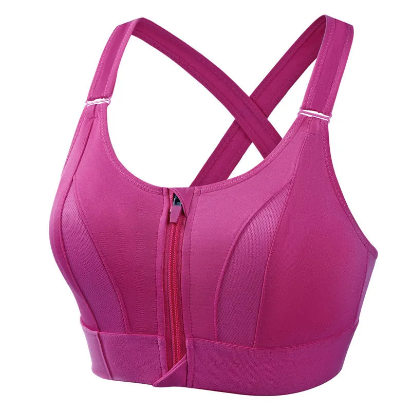 Brassière de sport avec fermeture éclair - Image 4