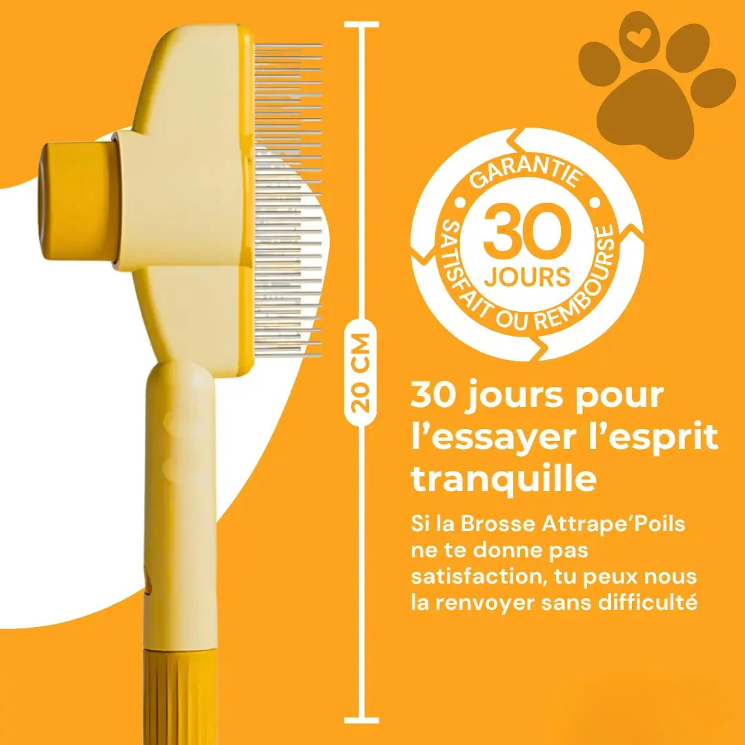 Brosse attrape-poils pour chat - Image 3