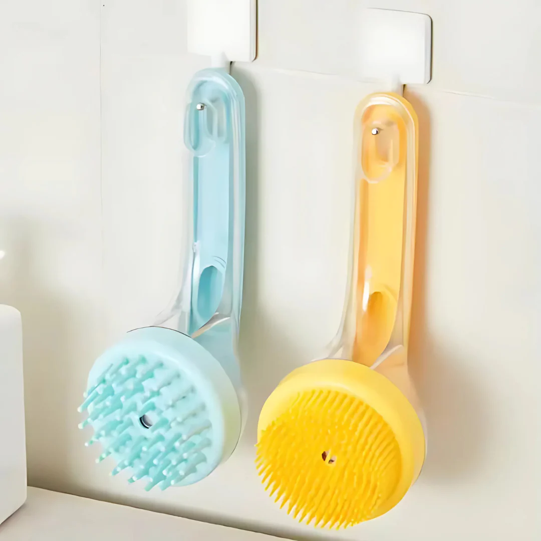 Brosse de bain 2-en-1 pour animaux - Image 5