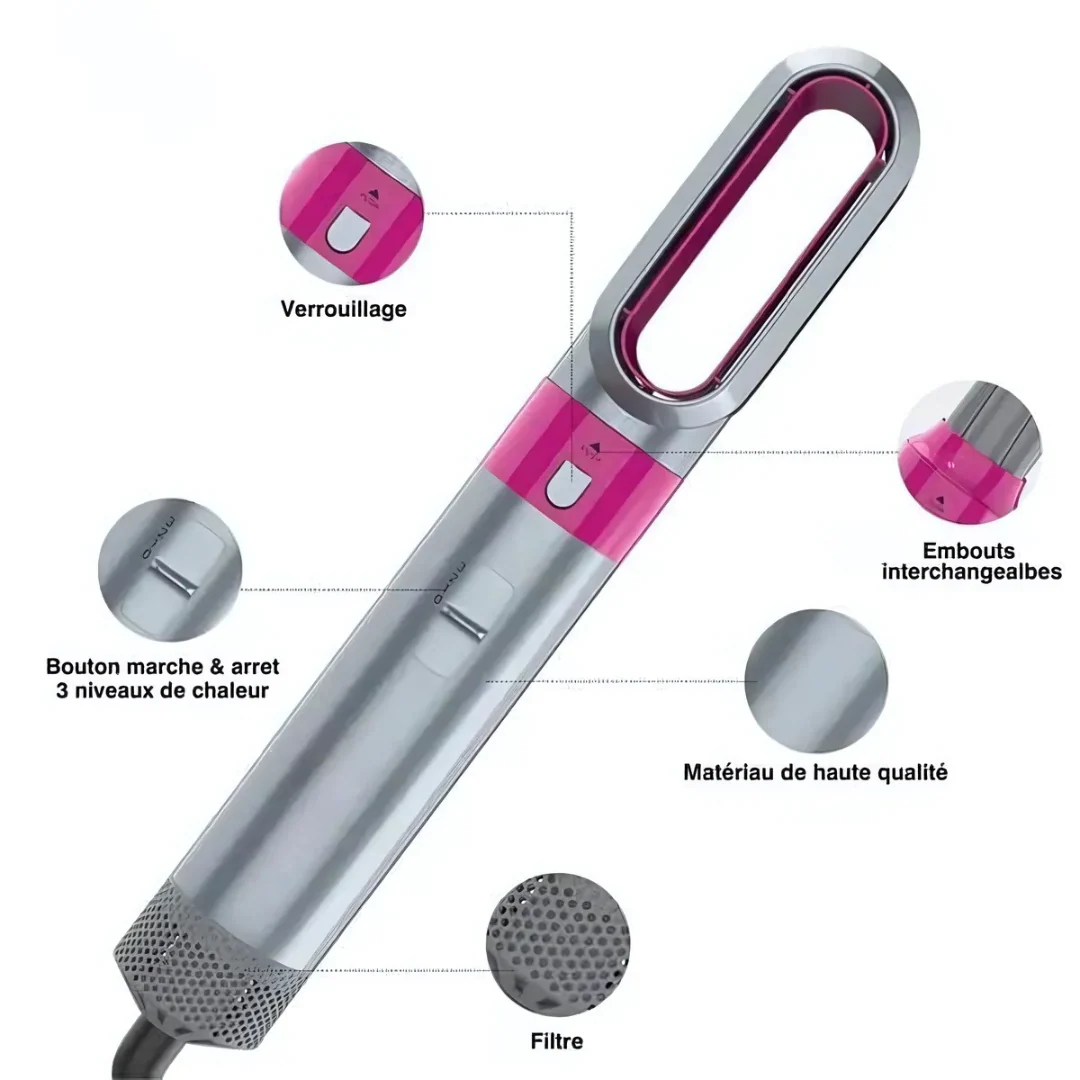 Brosse coiffante 5-en-1 - Image 7
