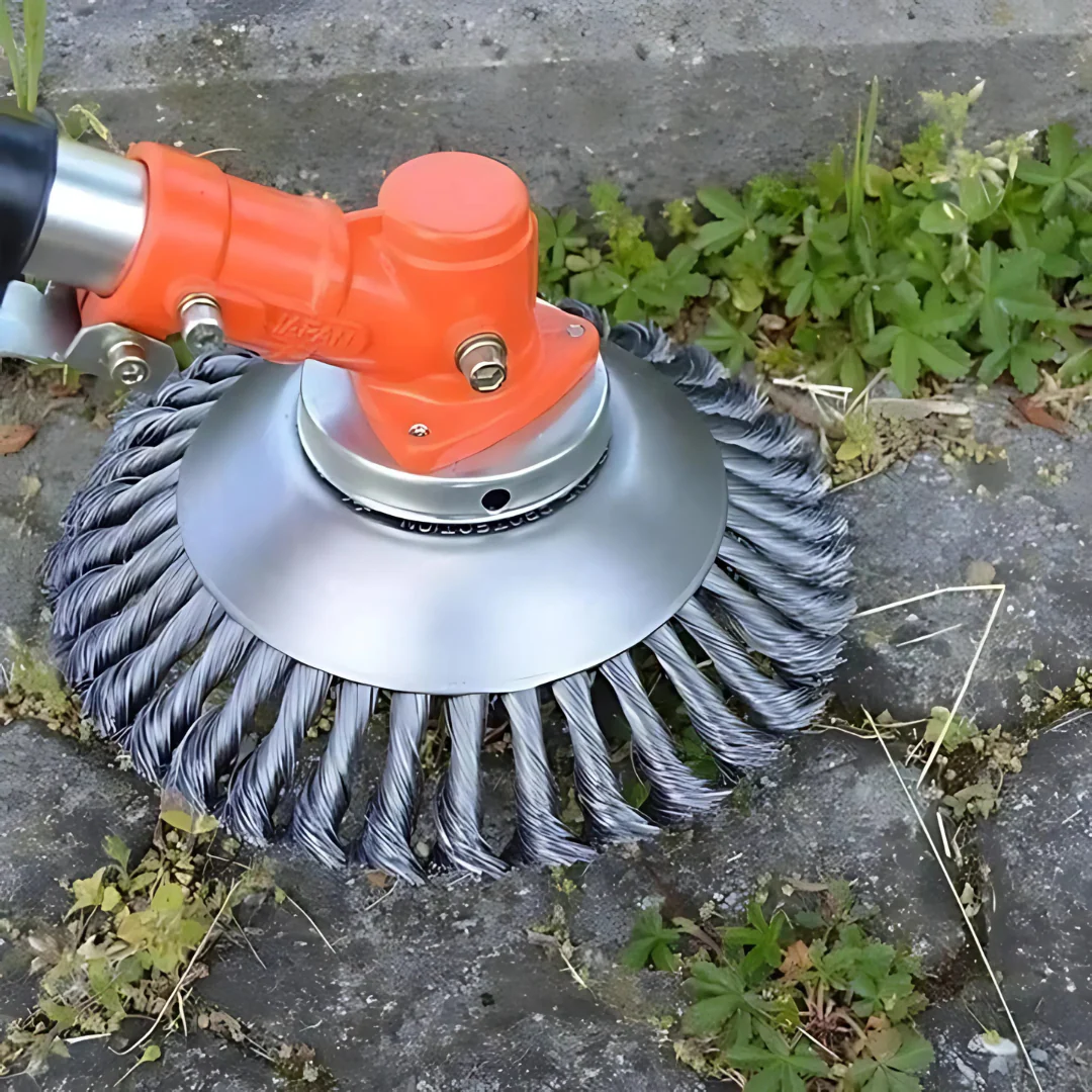 Brosse métallique universelle pour débroussailleuse - Image 5