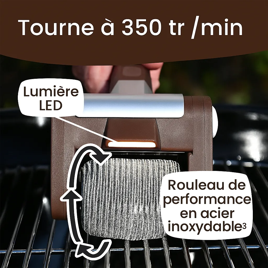 Brosse Électrique Barbecue Sans Poils - Image 5