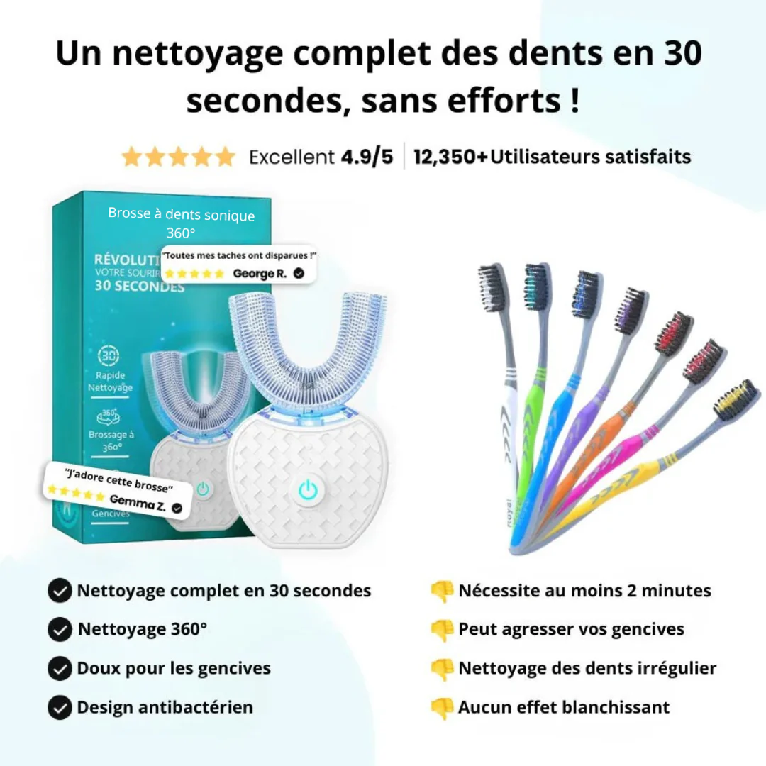 Brosse à dents sonique 360° - Image 4