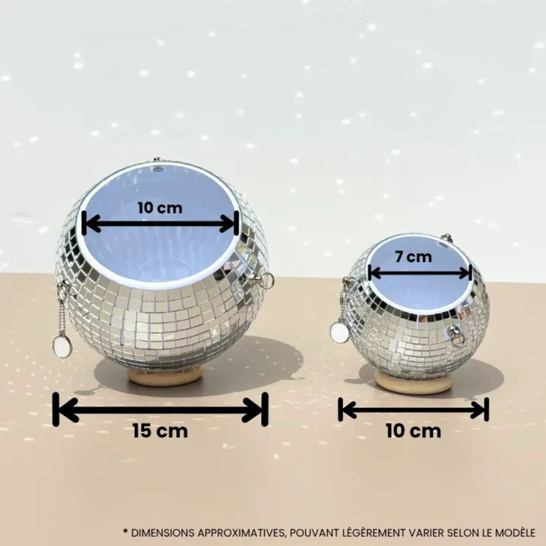 Cache-pot suspendu effet miroir - Image 4