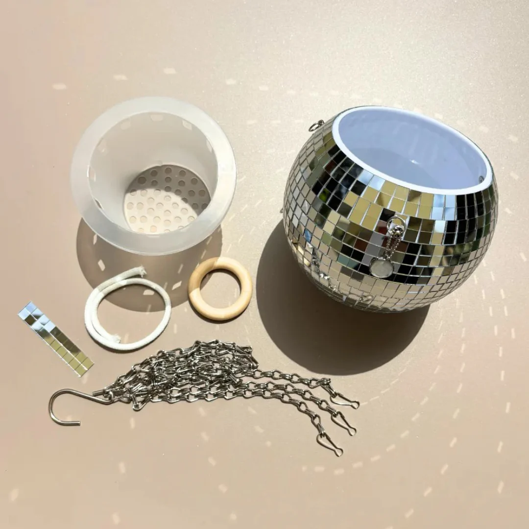 Cache-pot suspendu effet miroir - Image 8