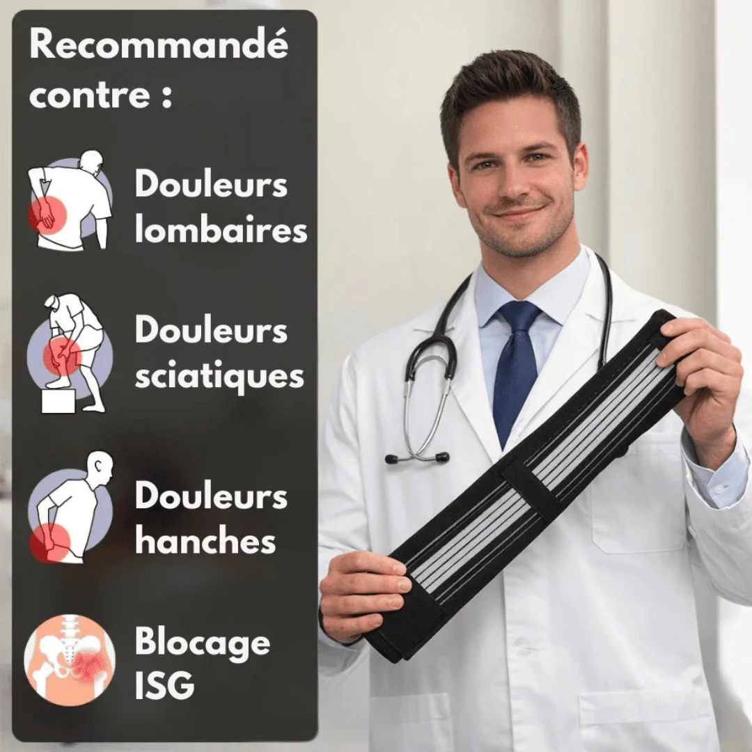 Ceinture Orthopédique Soulagement Douleurs Lombaires - Image 2