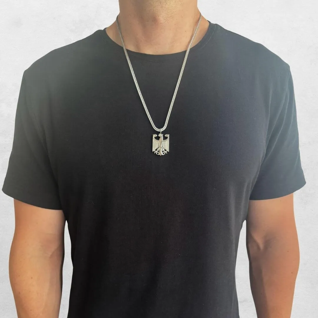 Chaîne en acier inoxydable avec pendentif aigle - Image 6