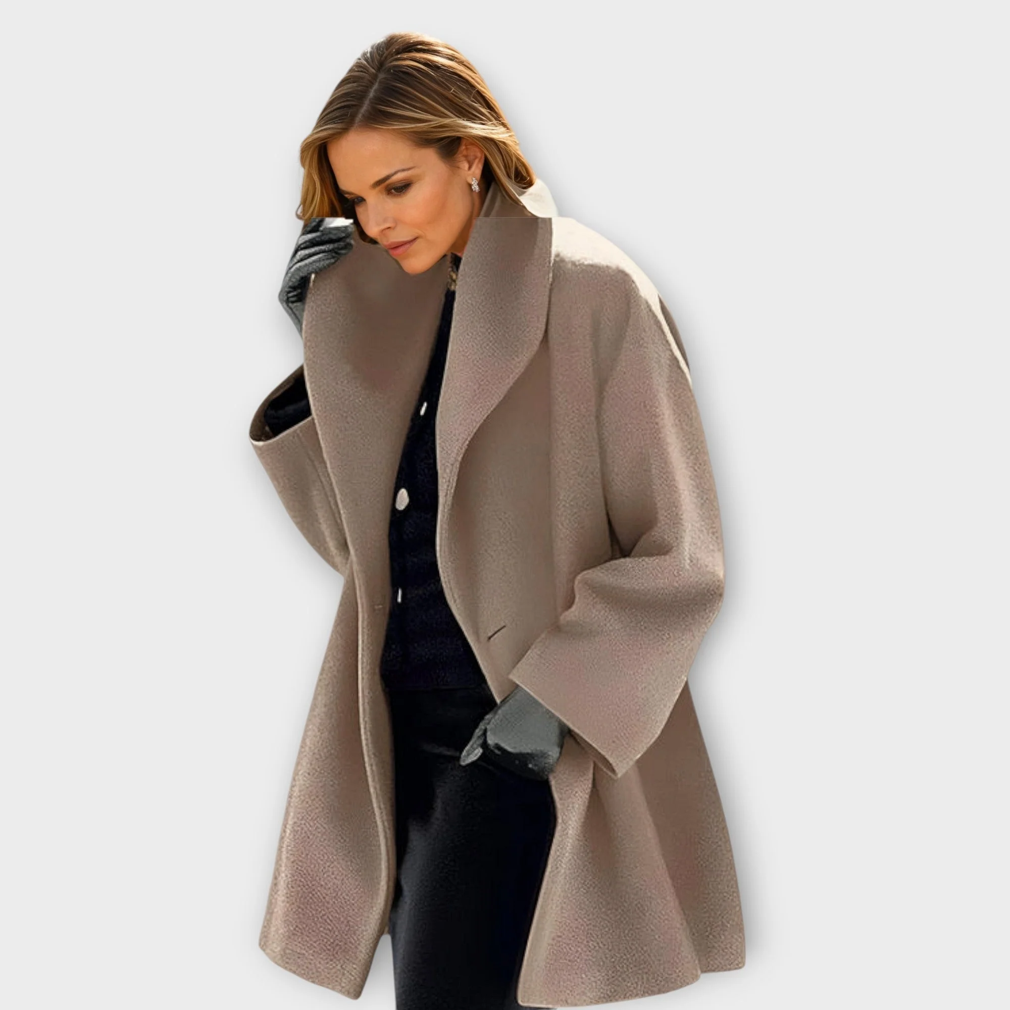 Charlotte - Manteau en laine coupe-vent - Image 3