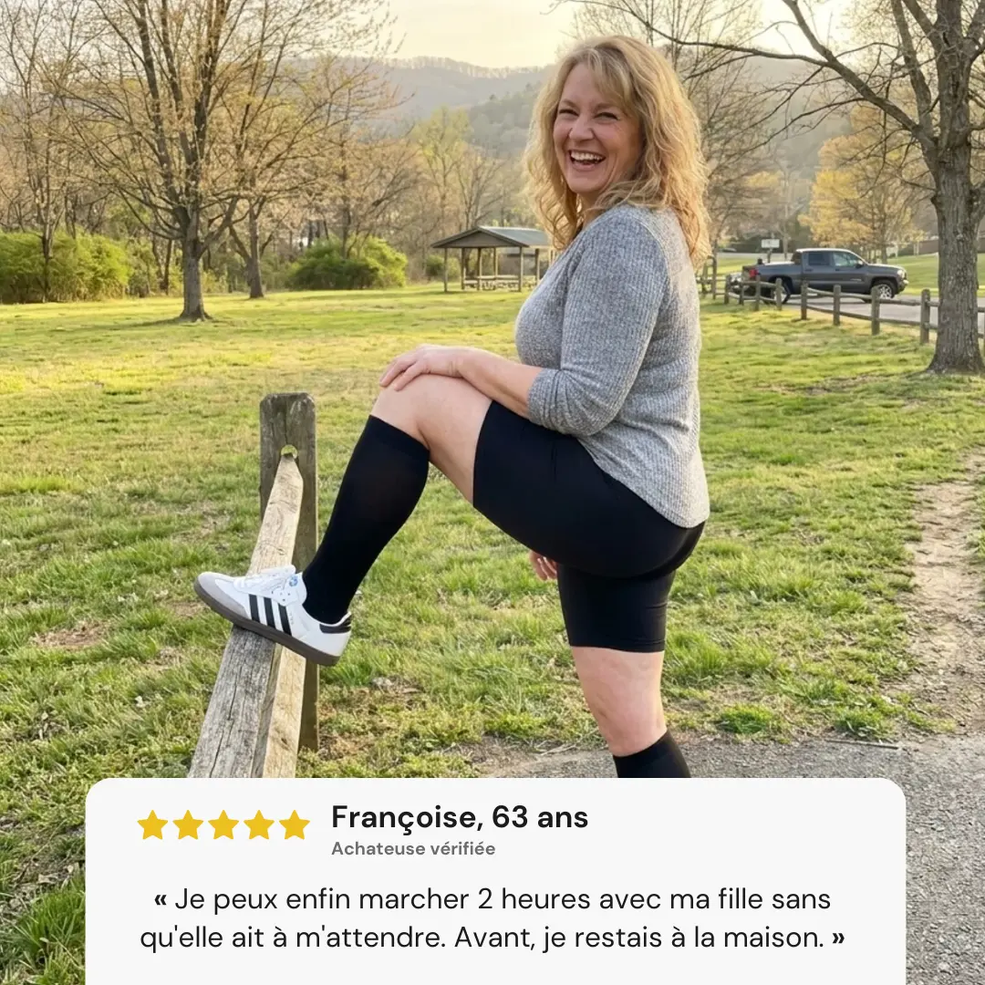 Chaussettes de Compression Confortables pour Soulager les Jambes Fatiguées