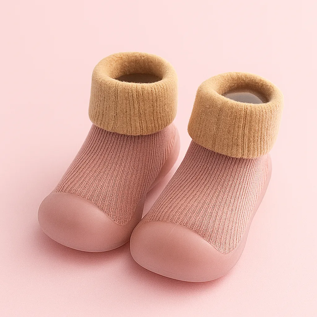 Chaussons pour bébé en coton épais de haute qualité - Image 4