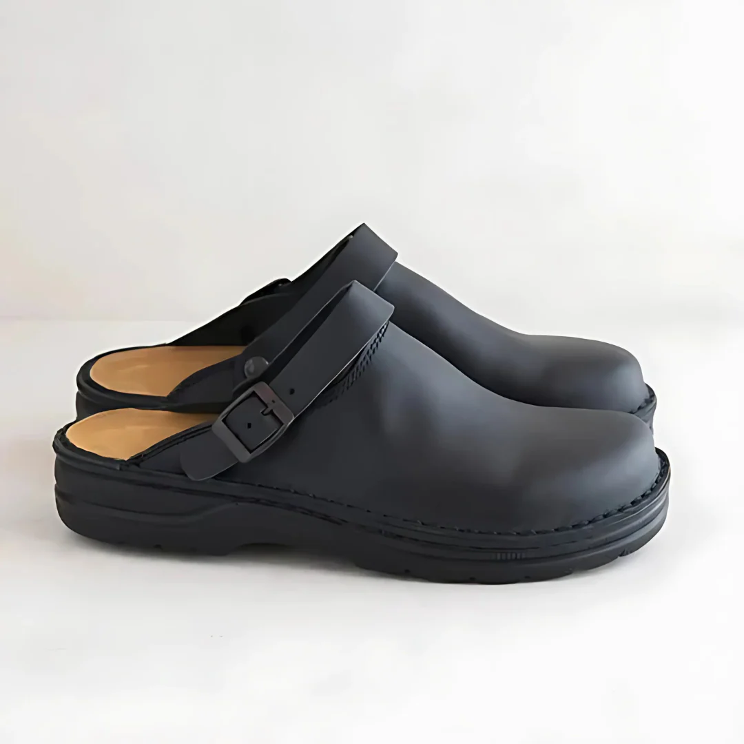 Chaussures confort en cuir sans lacets - Image 2