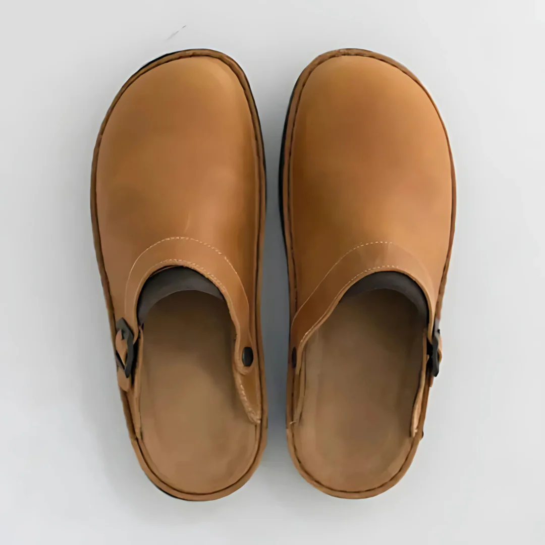Chaussures confort en cuir sans lacets - Image 3