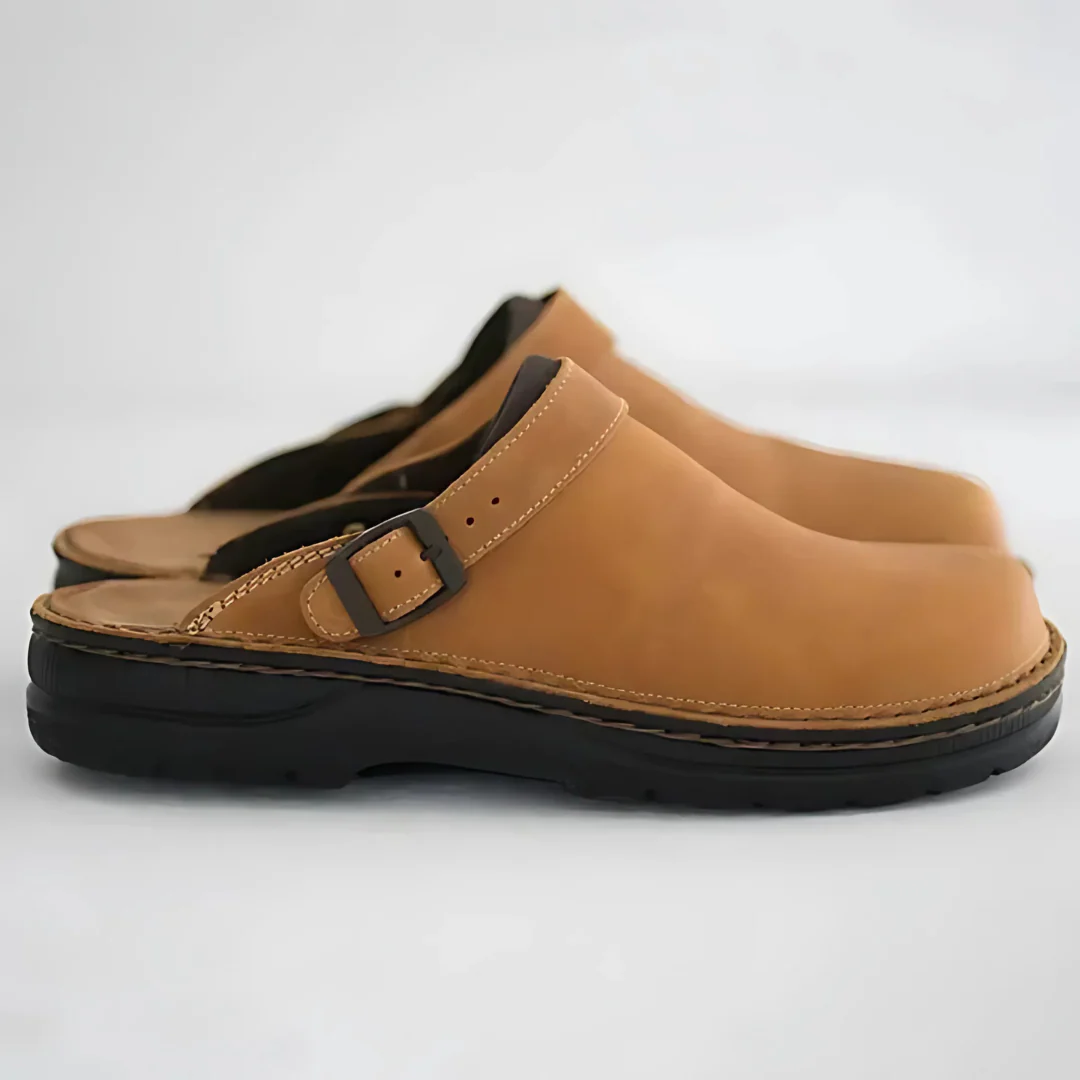 Chaussures confort en cuir sans lacets - Image 4