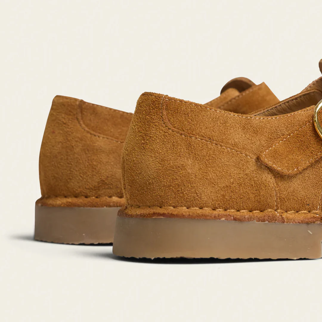 Chaussures en daim ambre pour femmes - Image 3