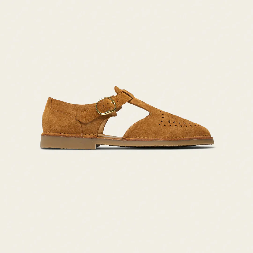 Chaussures en daim ambre pour femmes - Image 5