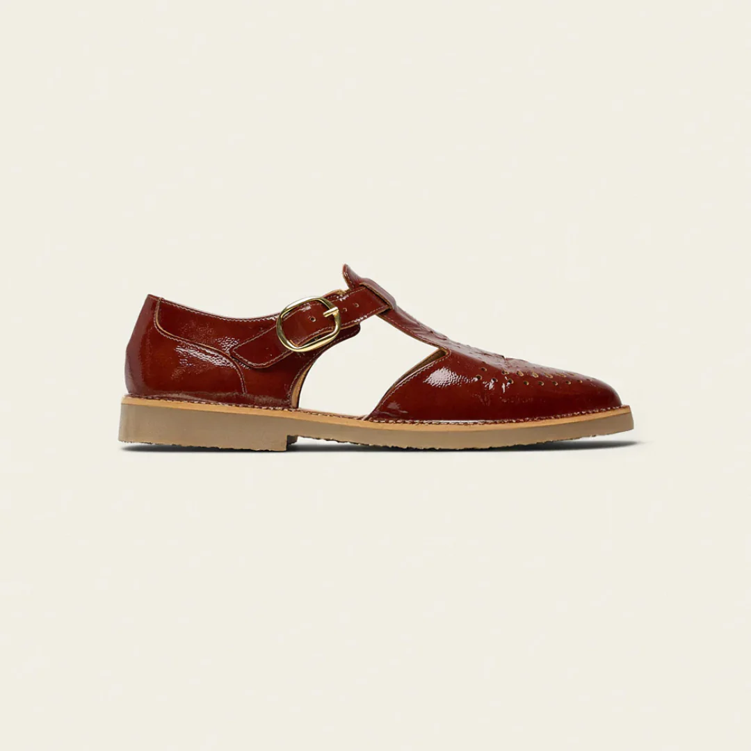 Chaussures en daim ambre pour femmes - Image 9