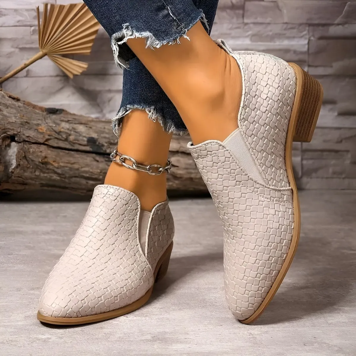 Chaussures Oxford tressées pour femme - Image 4