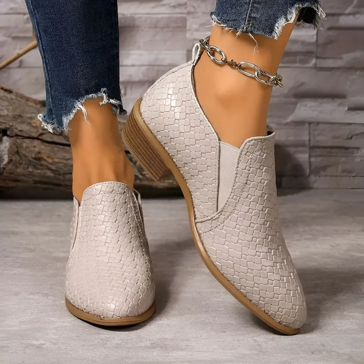 Chaussures Oxford tressées pour femme - Image 5