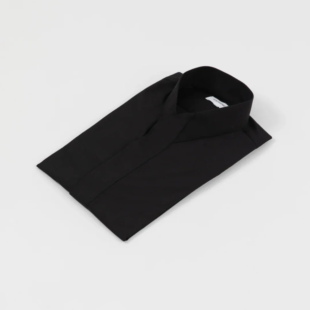 Chemise à col origami en popeline - Image 6