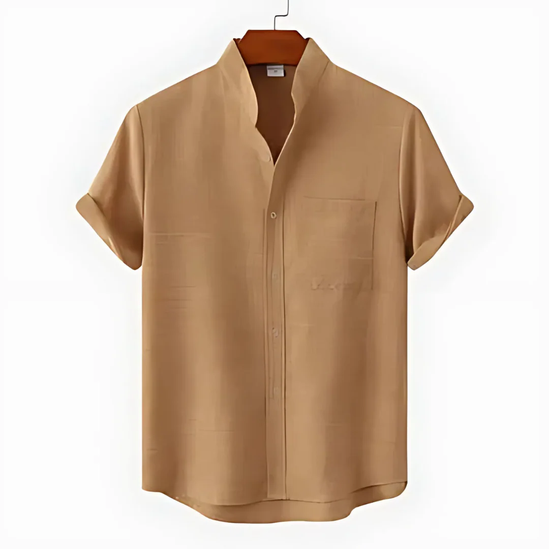 Chemise Homme Lin Décontractée Été - Image 2